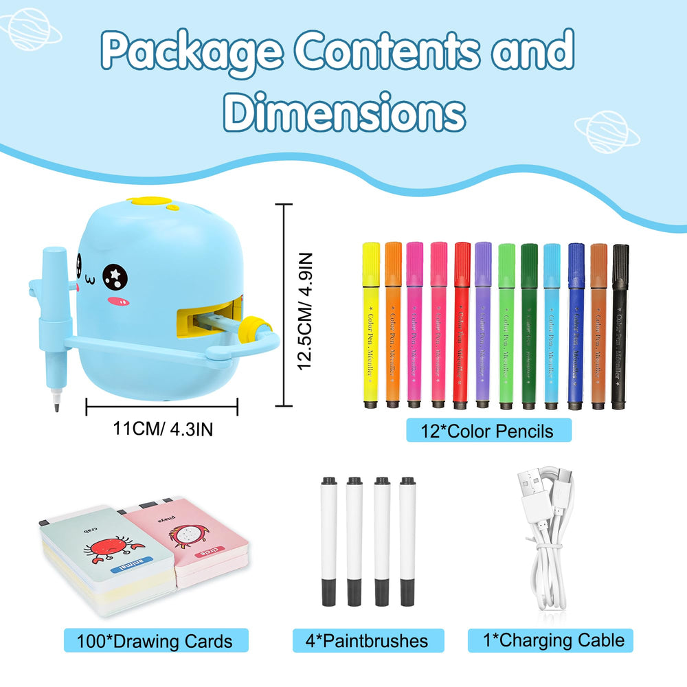 ERYMCS drawing robot gift packaging as a thoughtful present for kids