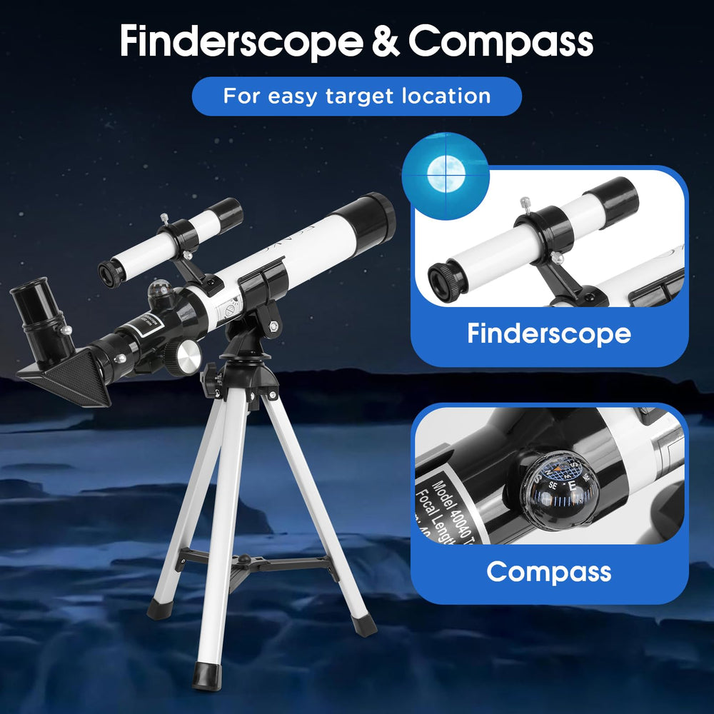 ESAKO Kids Telescope easy setup with no tools for beginners and quick assembly
