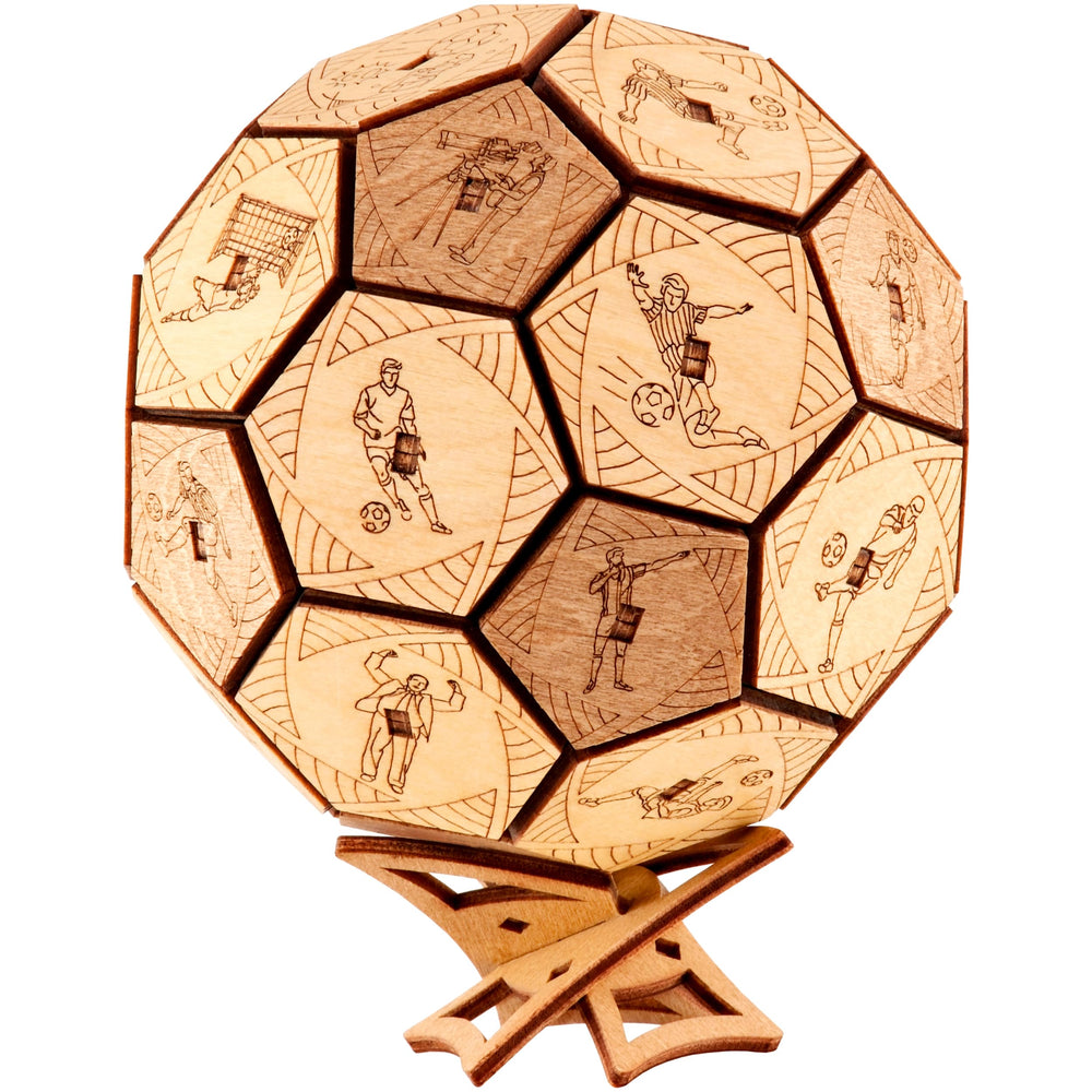 ESC WELT Quest Ball Secret Box during assembly, showcasing craftsmanship and brainteaser appeal.