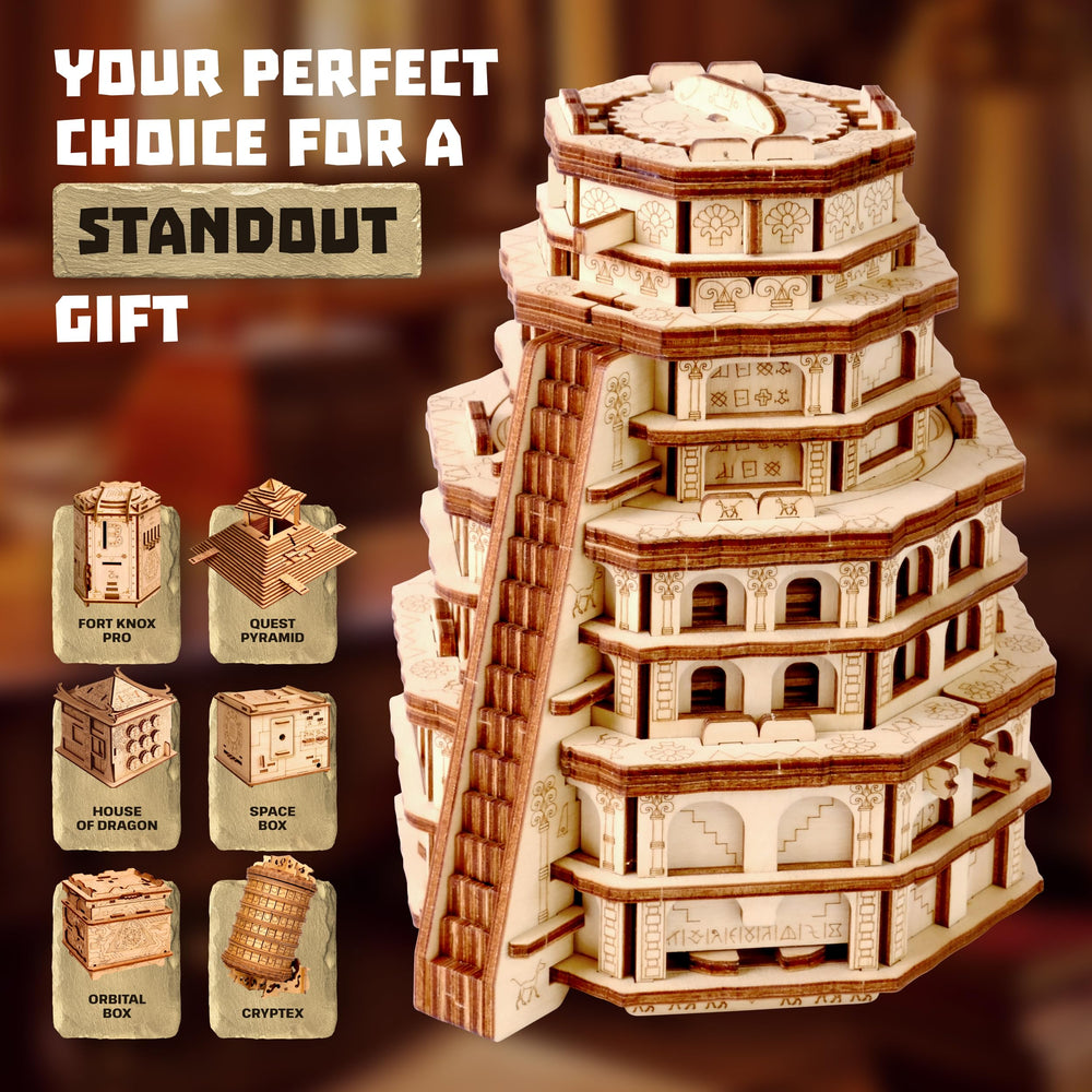 ESC WELT Quest Tower gift-pack showcases premium craft and thoughtful present idea.
