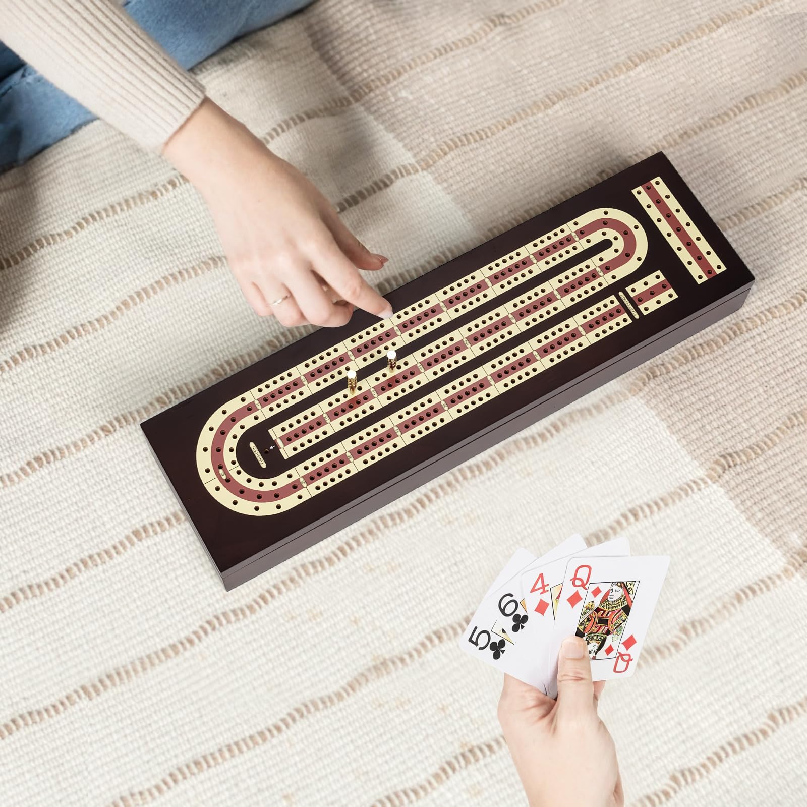 ESENHARBER cribbage kit ready for game nights and trips