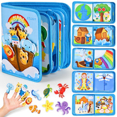 Esjay Bible Busy Book Noah’s Ark page for toddlers on the go.