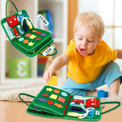 Esjay shapes and puzzle page builds recognition and imagination during quiet play.