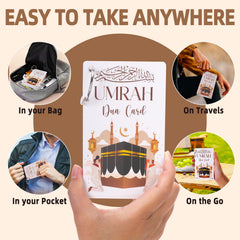 ESLINOP Umrah Mubarak gift set ideal for family and friends starting their journey.