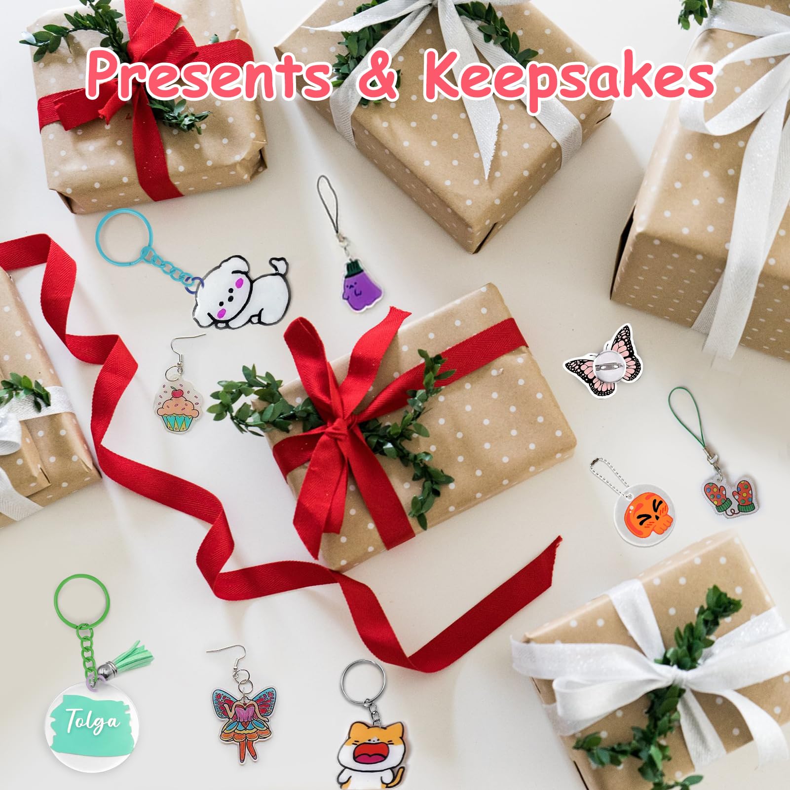 Esmorah gift-packaging ideas for personalized presents and keepsakes.