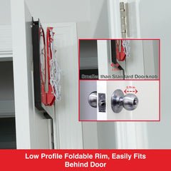 Pump accessory for ESPN mini basketball hoop ensures proper bounce.