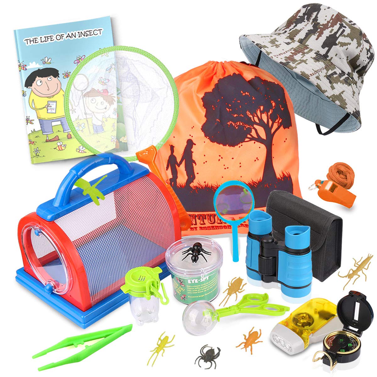 ESSENSON binoculars offer clear 5x magnification for nature observation and exploration