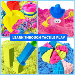 ESSENSON beach tools and castle molds for creating sand structures