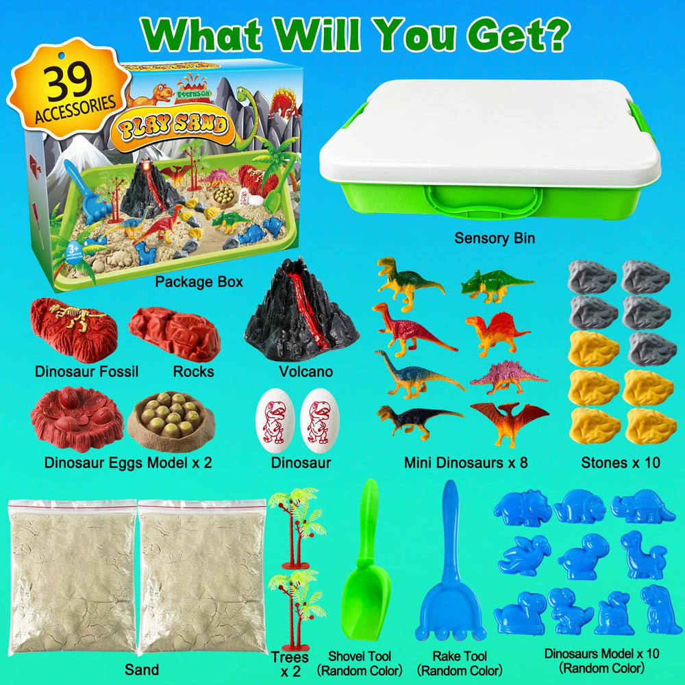 Essenson dinosaur molds for realistic fossil dig adventures and creative storytelling.