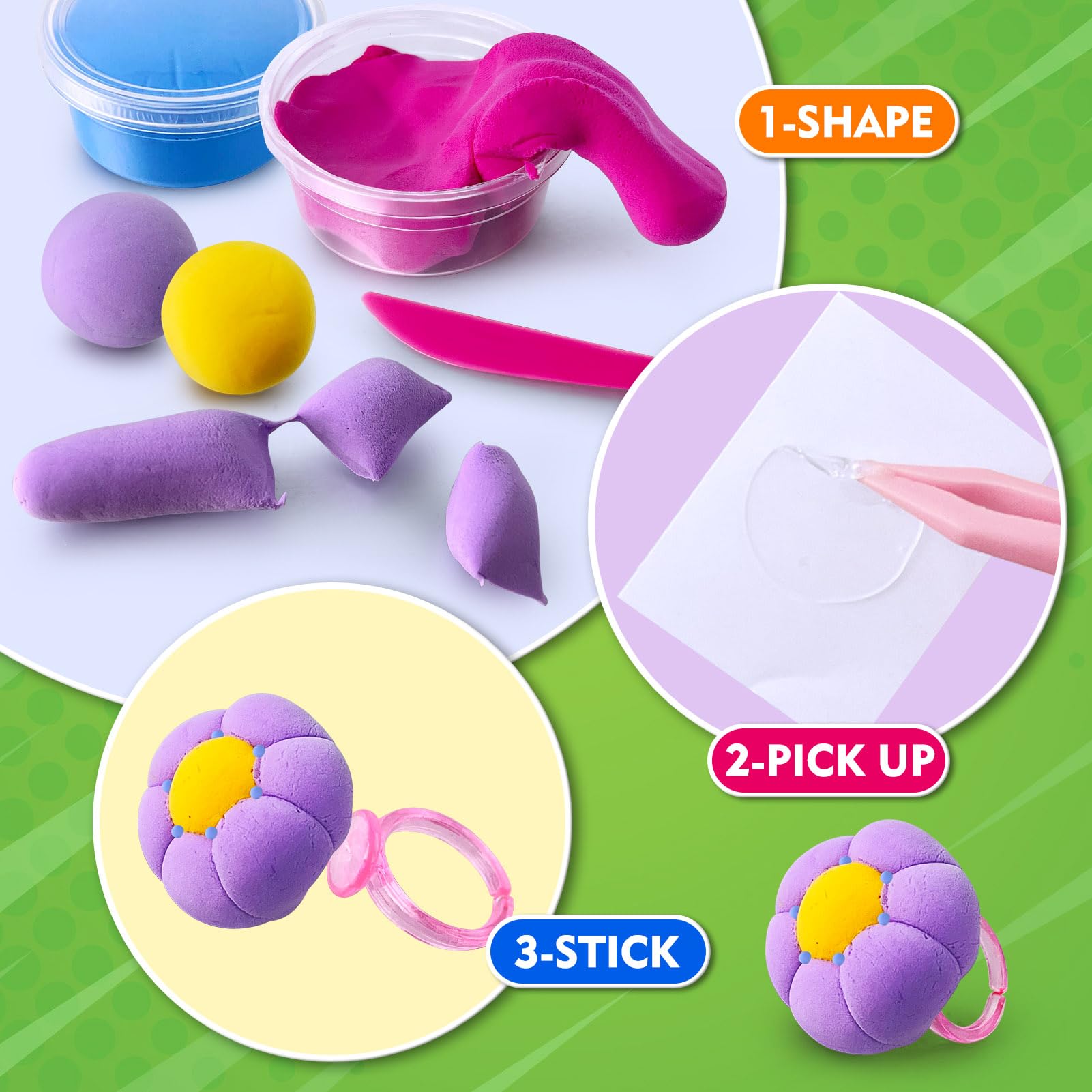 ESSENSON kids crafting with colorful clay to boost fine motor skills.