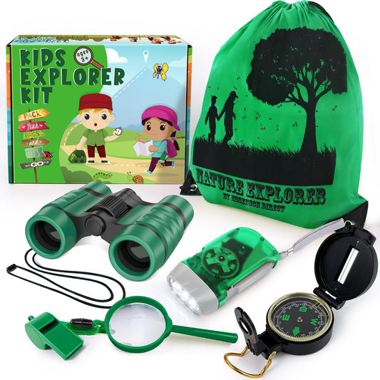 ESSENSON Kids Explorer Kit binoculars – clear view for outdoor nature spotting