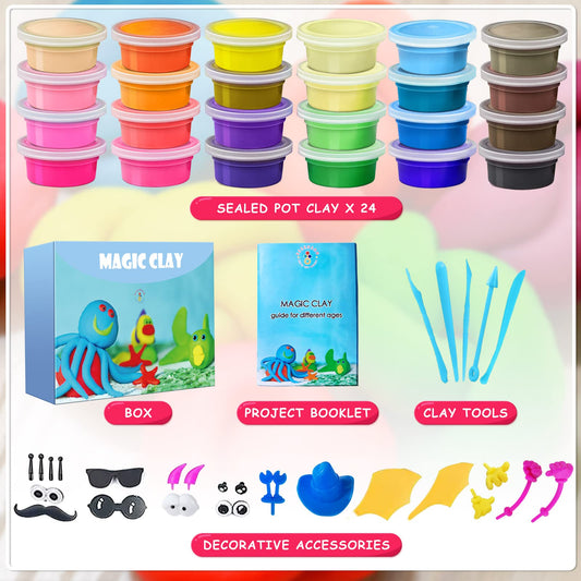 Tools included in the ESSENSON kit help kids shape with ease.