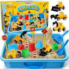 ESSENSON sensory-bin construction-kit closeup shows tools for imaginative building play.