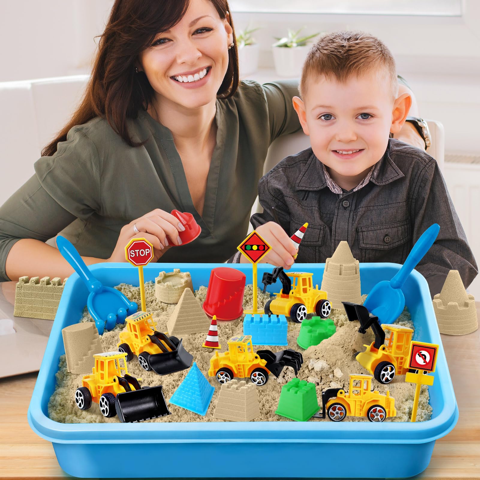 ESSENSON sensory-bin gift idea for ages 3 and up encouraging imaginative construction.
