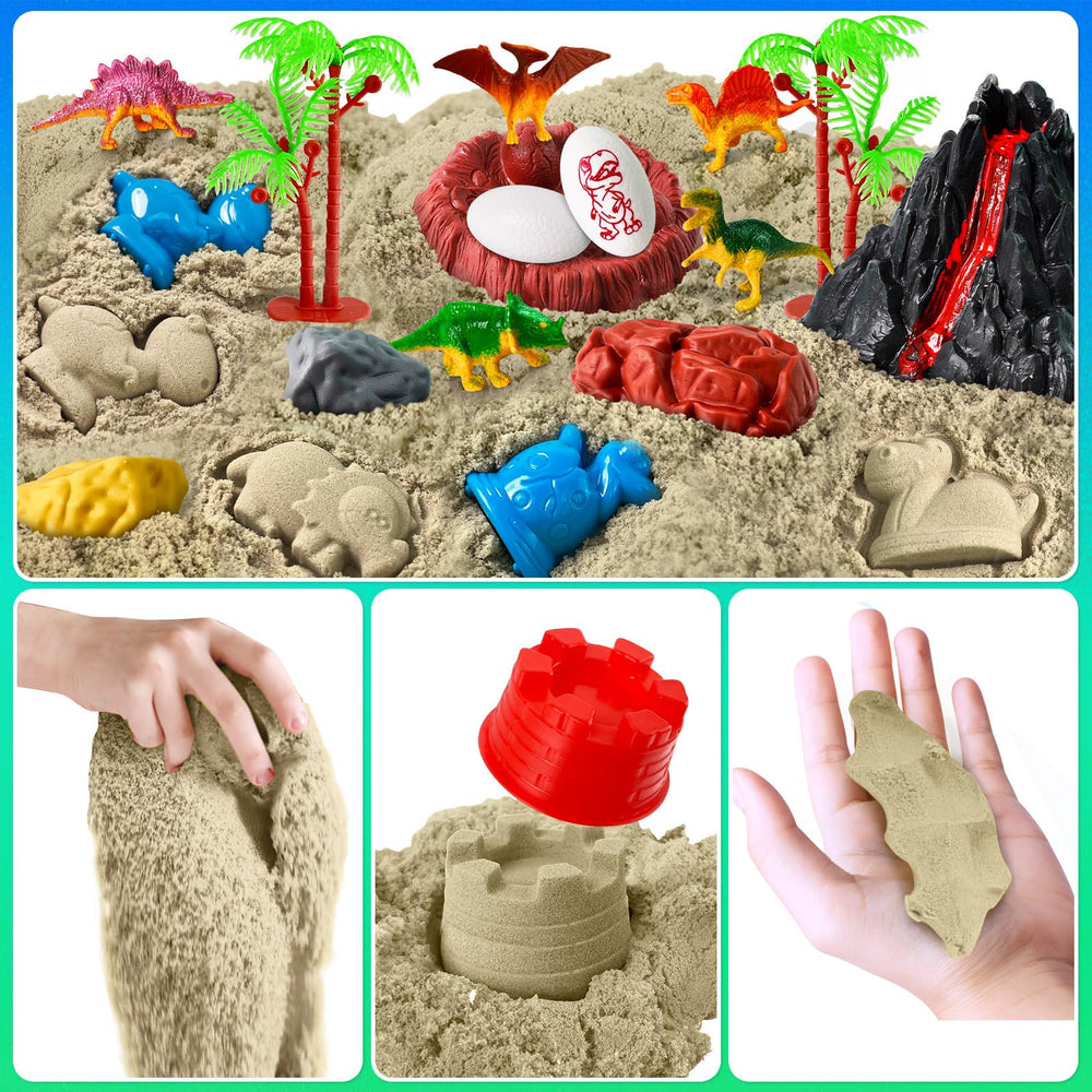 Essenson theme decorations create engaging dinosaur landscapes for immersive play scenes.