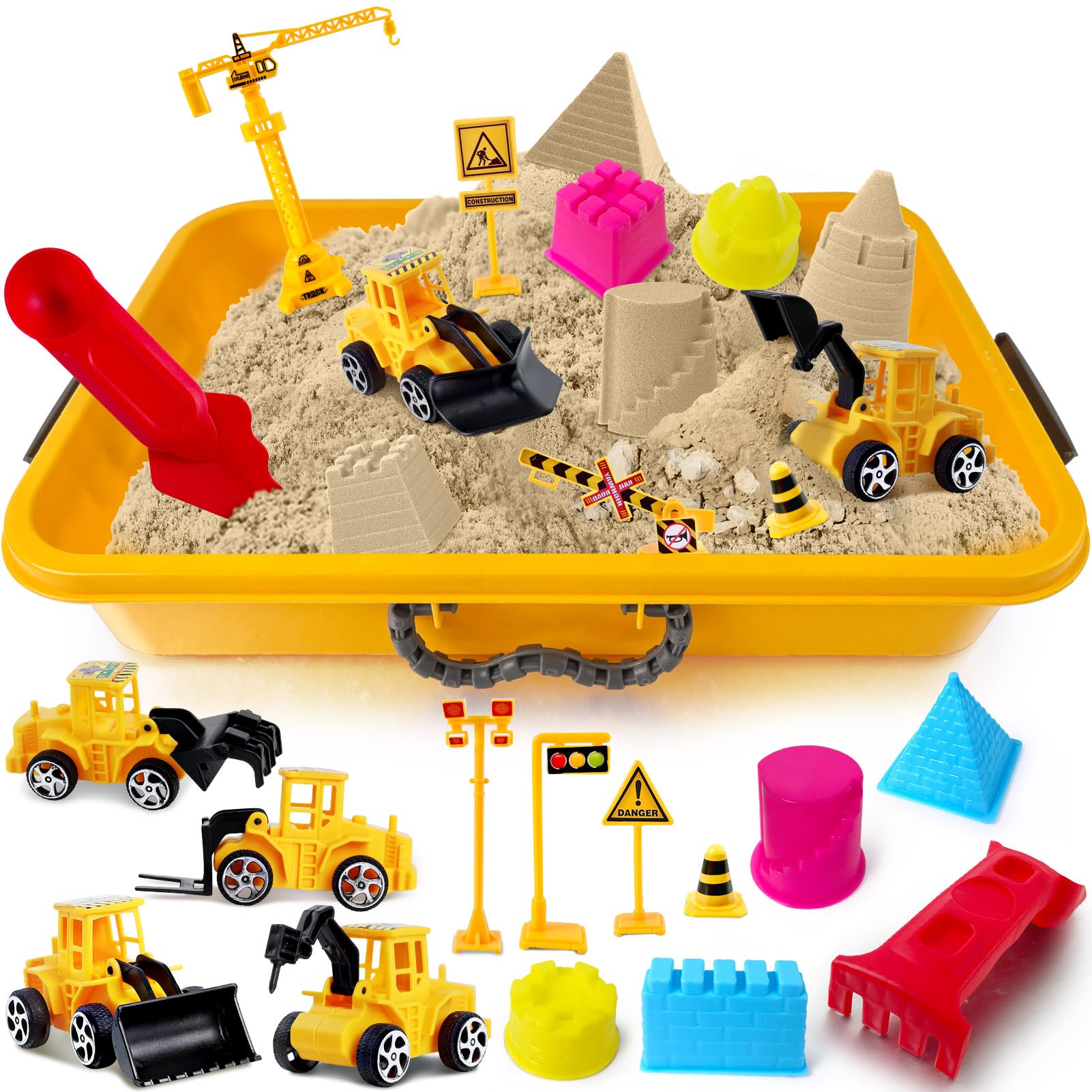 ESSENSON crane, figures, signs empower interactive construction scenes