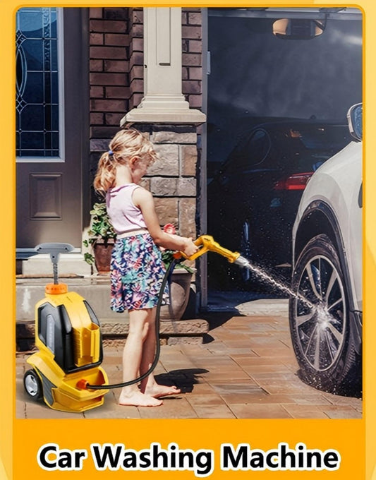 Essovee Kids Clean Car Wash Toy nozzle modes enable straight jet and shower spray play