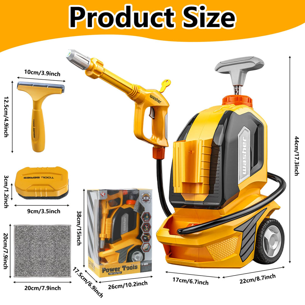 Essovee Kids Clean Car Wash Toy is durable, safe, and ready for family fun