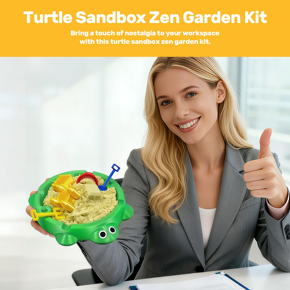 Estairkas turtle sandbox accessories for creative shaping and relaxation