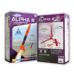 Estes Alpha III launch field setup supports group STEM activities