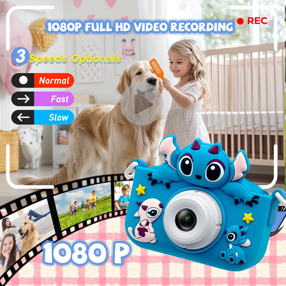 ESTFUN Kids Camera silicone protective case for drop protection and comfort.