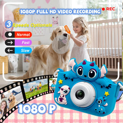ESTFUN Kids Camera silicone protective case for drop protection and comfort.