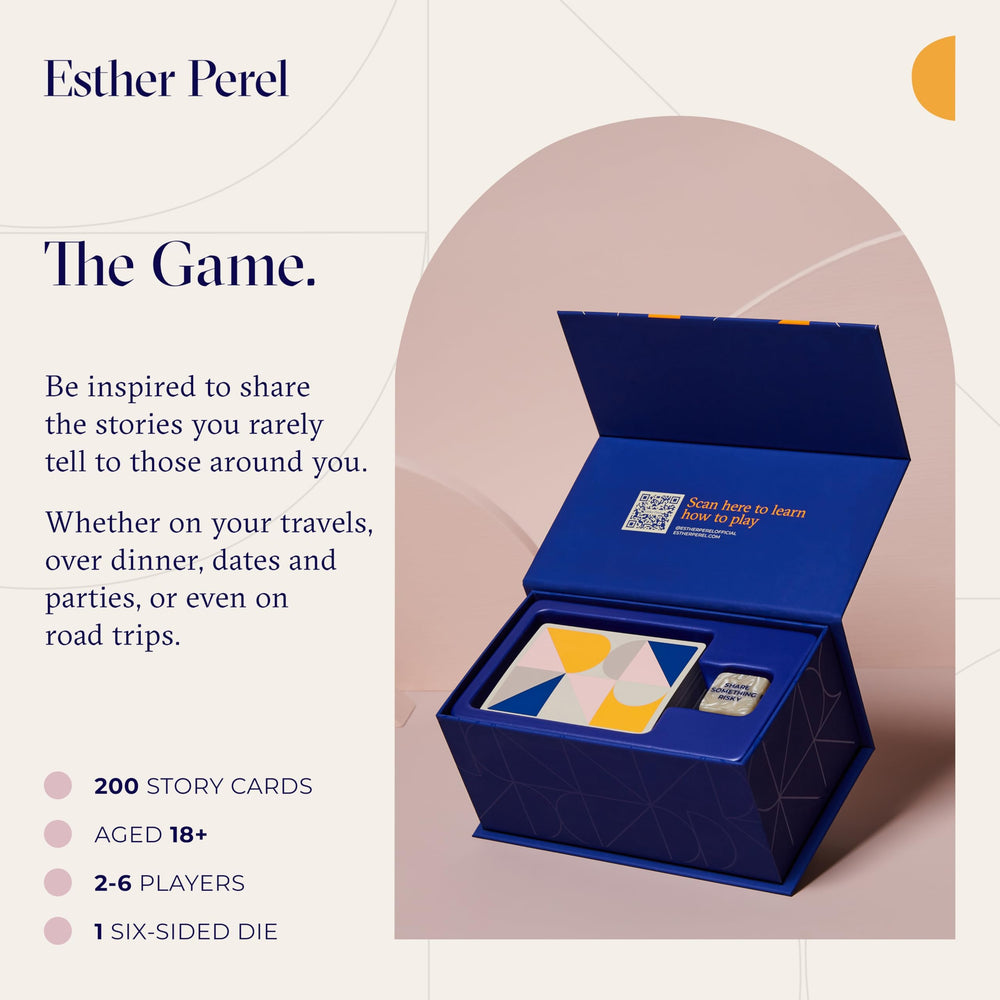 ESTHER PEREL Where Should We Begin? prompt card close-up ready to spark conversation.