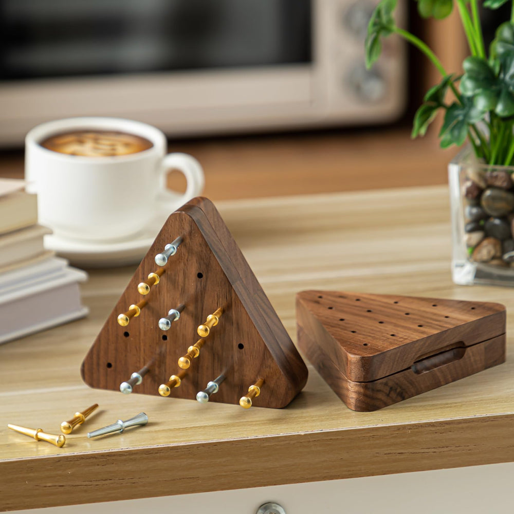 Estune elegant coffee table decor with walnut craftsmanship