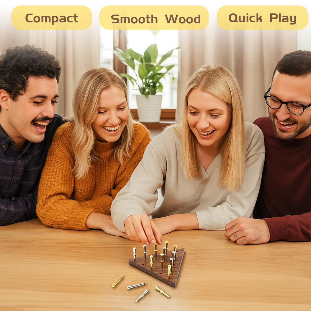 Estune family game night scene shows friends enjoying a classic tabletop challenge.