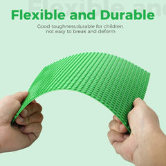 Etarnfly baseplates sturdy ABS plastic ensure lasting, easy-to-clean play surfaces.