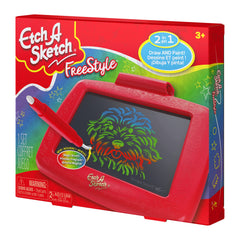 Etch A Sketch Freestyle includes batteries for immediate play