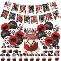 eTel Like Stray Kids 5 Star banner for vibrant birthday decor.