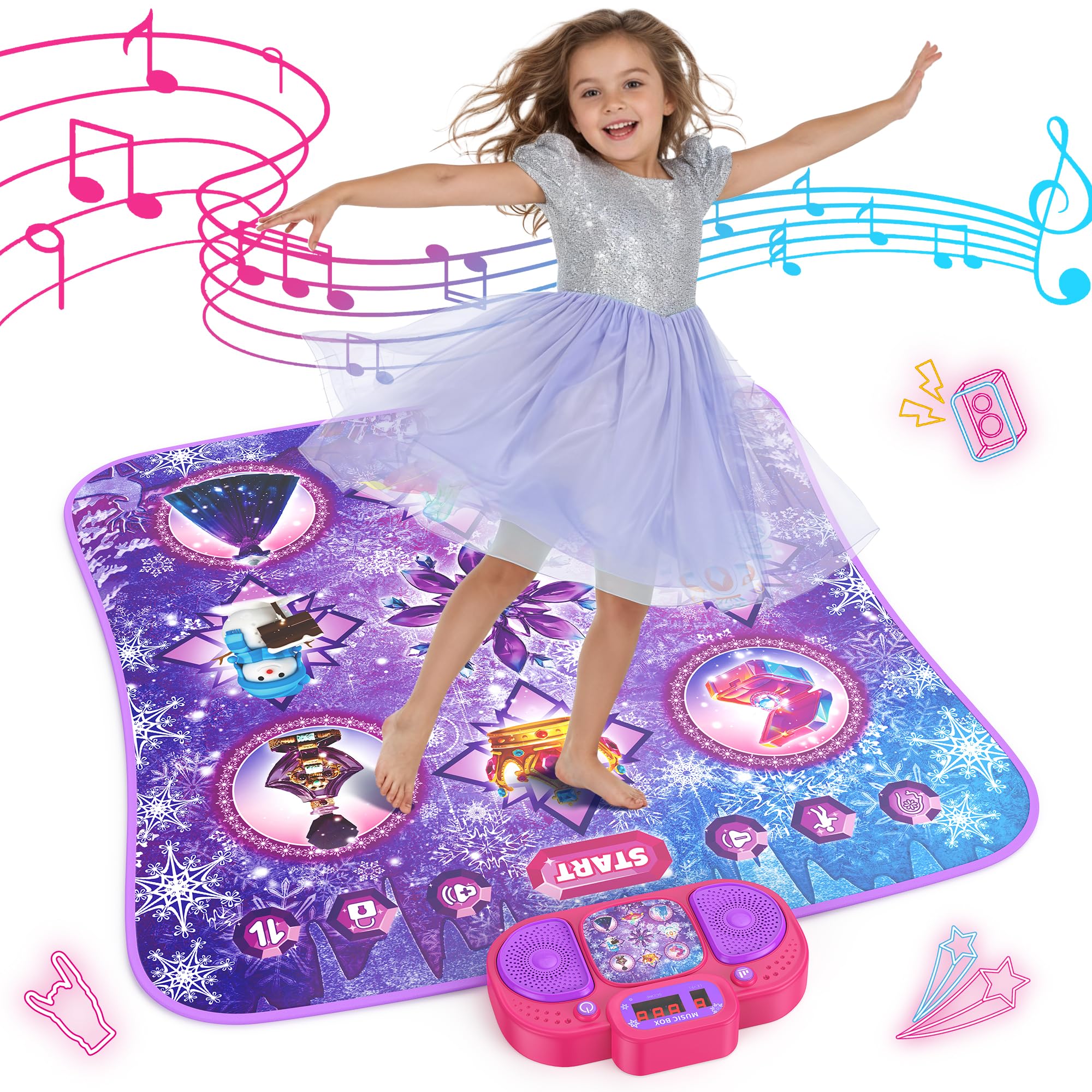 Eterfun Dance Mat 8-Button Purple for active play and coordination.