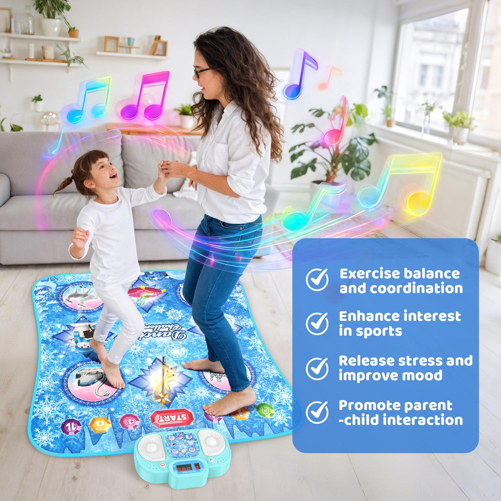 Eterfun dance mat kid dancing with friends for energetic fun