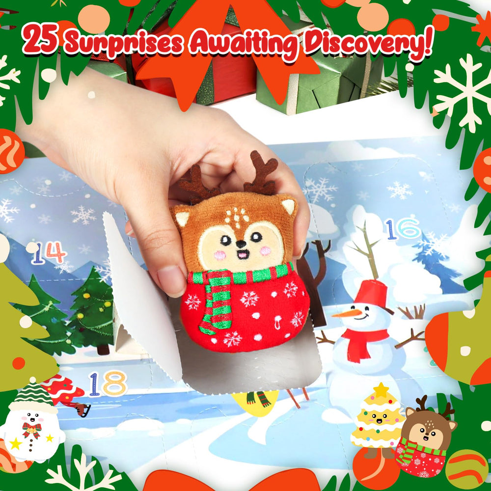 ETLUK family gifting moment featuring countdown plushies