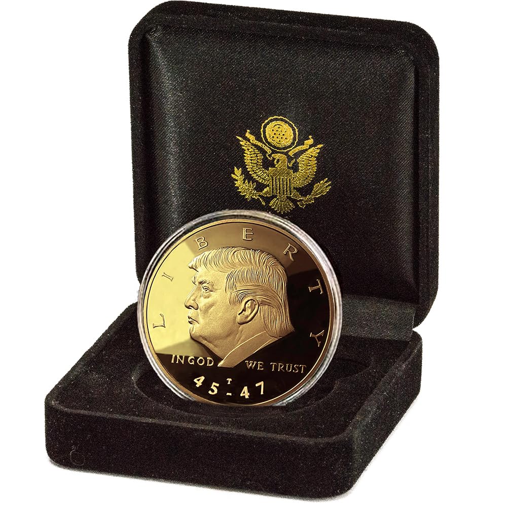 eTradewinds 24k gold plated 45-47 coin highlighting premium finish