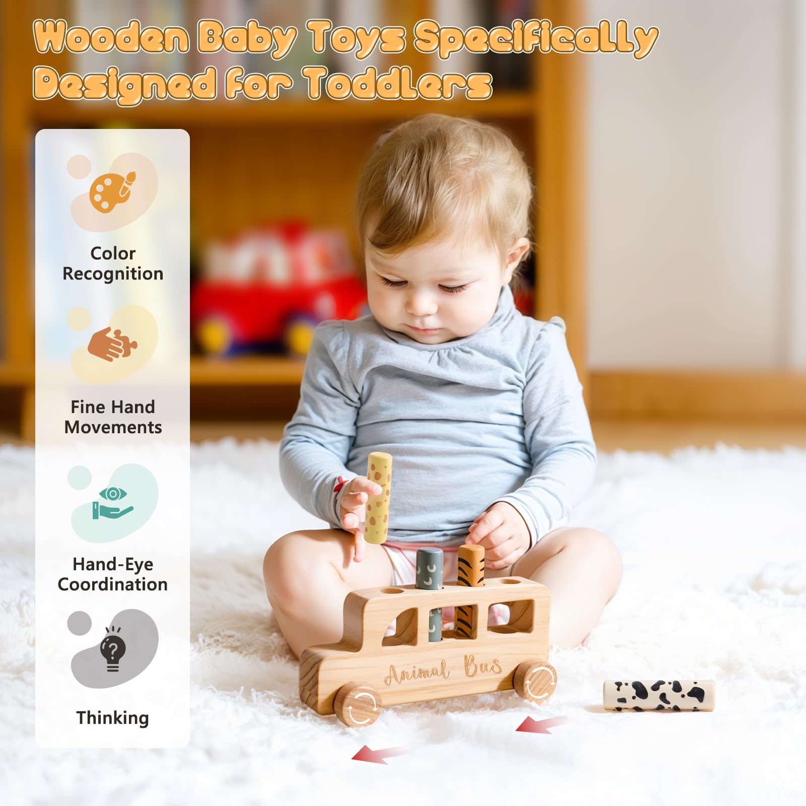 Etucdose spring mechanism close-up showing cause-and-effect for toddlers