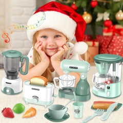 Euanze fruit and snack set for realistic kitchen play