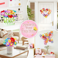 Euclidean Cube long strip connectors enable versatile bouquet designs.