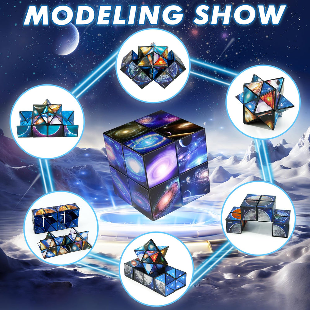 Euclidean Cube Star Cube Set two-in-one design encourages cooperative play.
