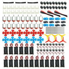 EUDAX 18-motor kit with red rear cover for hobby projects and quick builds.