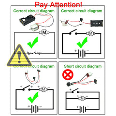 EUDAX rocker switches included for easy on/off control during experiments.