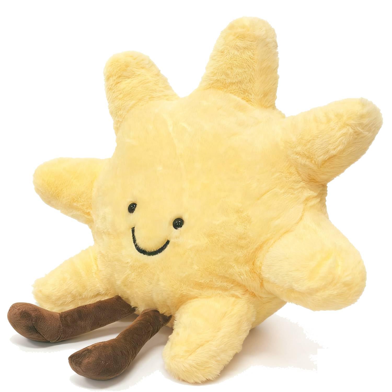 EUEGWYX sun plush face invites hugs and cheerful moments