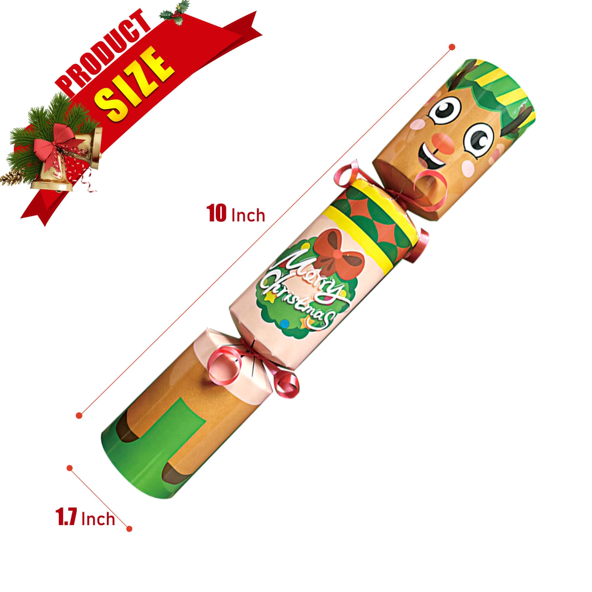 EUHQY cute characters design brings traditional Christmas charm to tables.