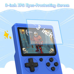 Euiyi Retro Gaming Console connected to TV with AV cable for bigger screen