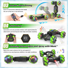 Eulogia gesture control with wrist controller enabling hands-free stunts.