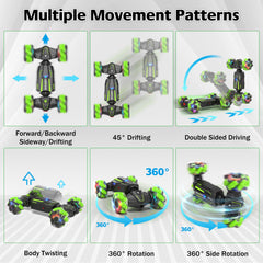 Eulogia programming mode lets kids sequence stunt actions.