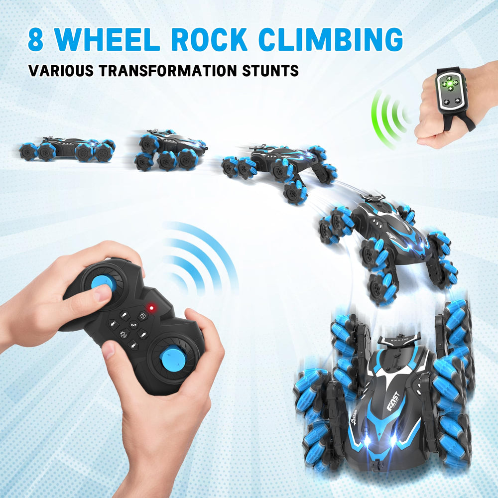Eulogia RC car performs 360° rotation for dynamic stunts