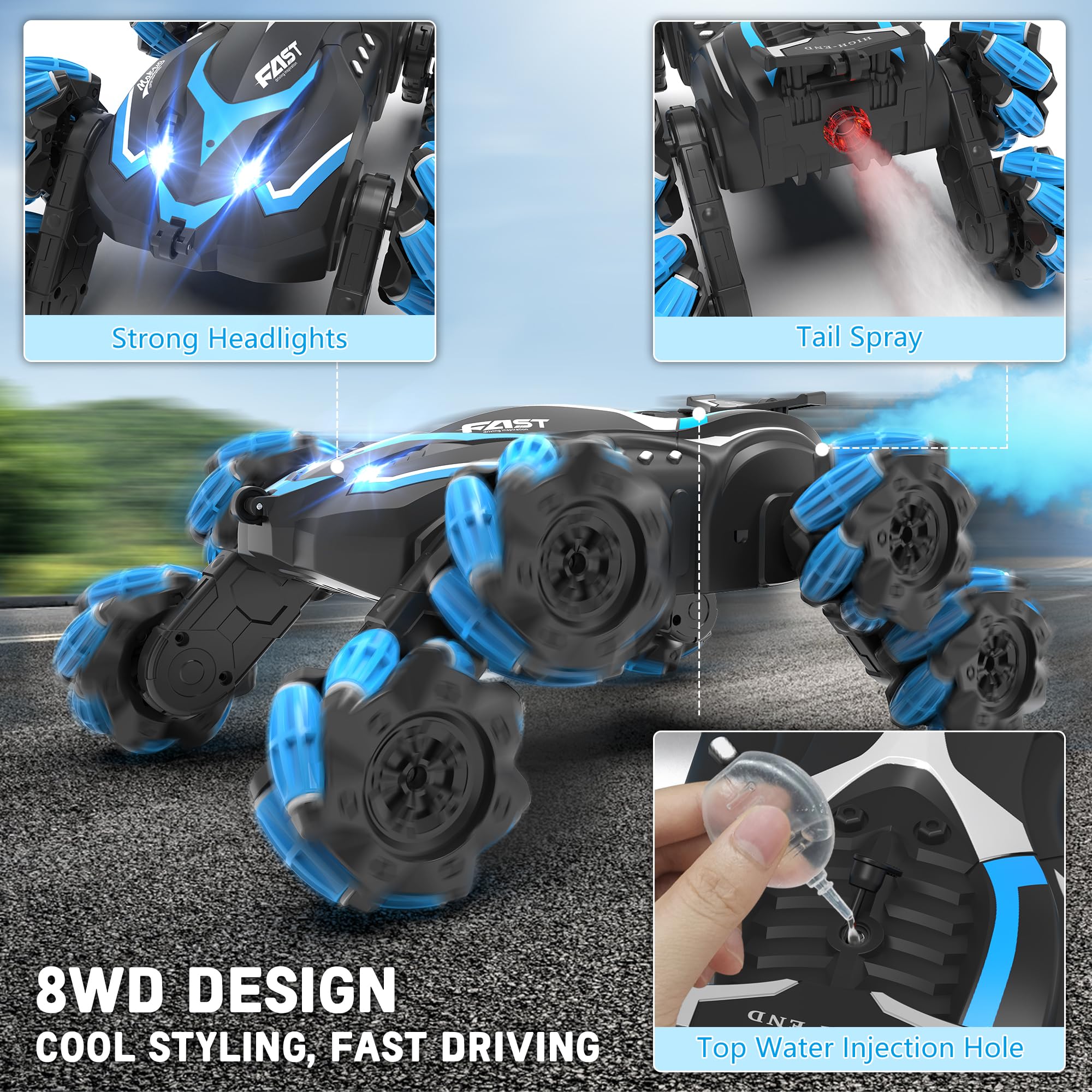 Eulogia gesture-sensor RC car offers hands-free steering
