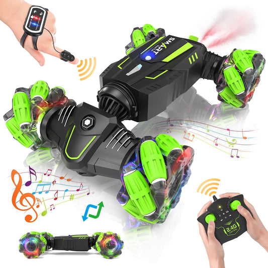 Eulogia RC car showcases snake-twist design for dynamic stunts and twisting motion.